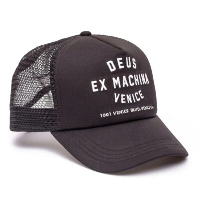 Deus Ex Machina - Venice Address Trucker - Black