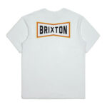 Brixton maglietta café racer bianca Truss Tee