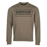 Barbour International felpa marrone Large Logo Sweatshirt
