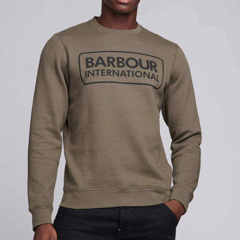 Barbour International - Large Logo Sweatshirt - Dusky Khaki
