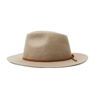 Brixton - Wesley Fedora Packable - Heather Taupe