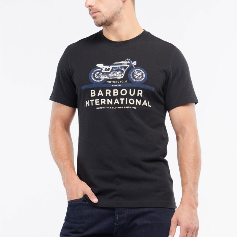 Barbour International - Cal Tee - Black