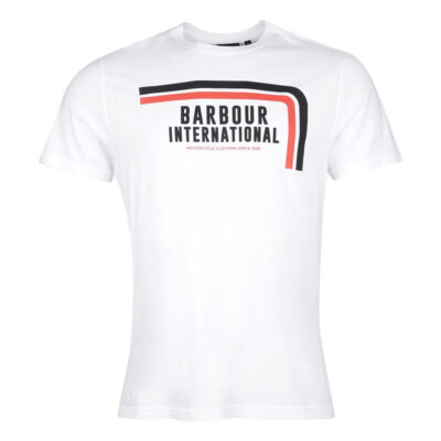 Barbour International - Grasstrack Tee - White