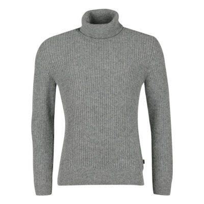 Barbour International - Roll Neck Knit - Anthracite Marl