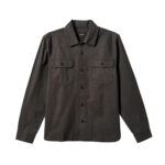 Brixton giacca camicia militare nera Bowery Surplus Overshirt