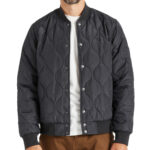 Brixton giacca trapuntata nera Dillinger Quilted Bomber Jacket
