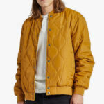 Brixton giacca trapuntata marrone Dillinger Quilted Bomber Jacket
