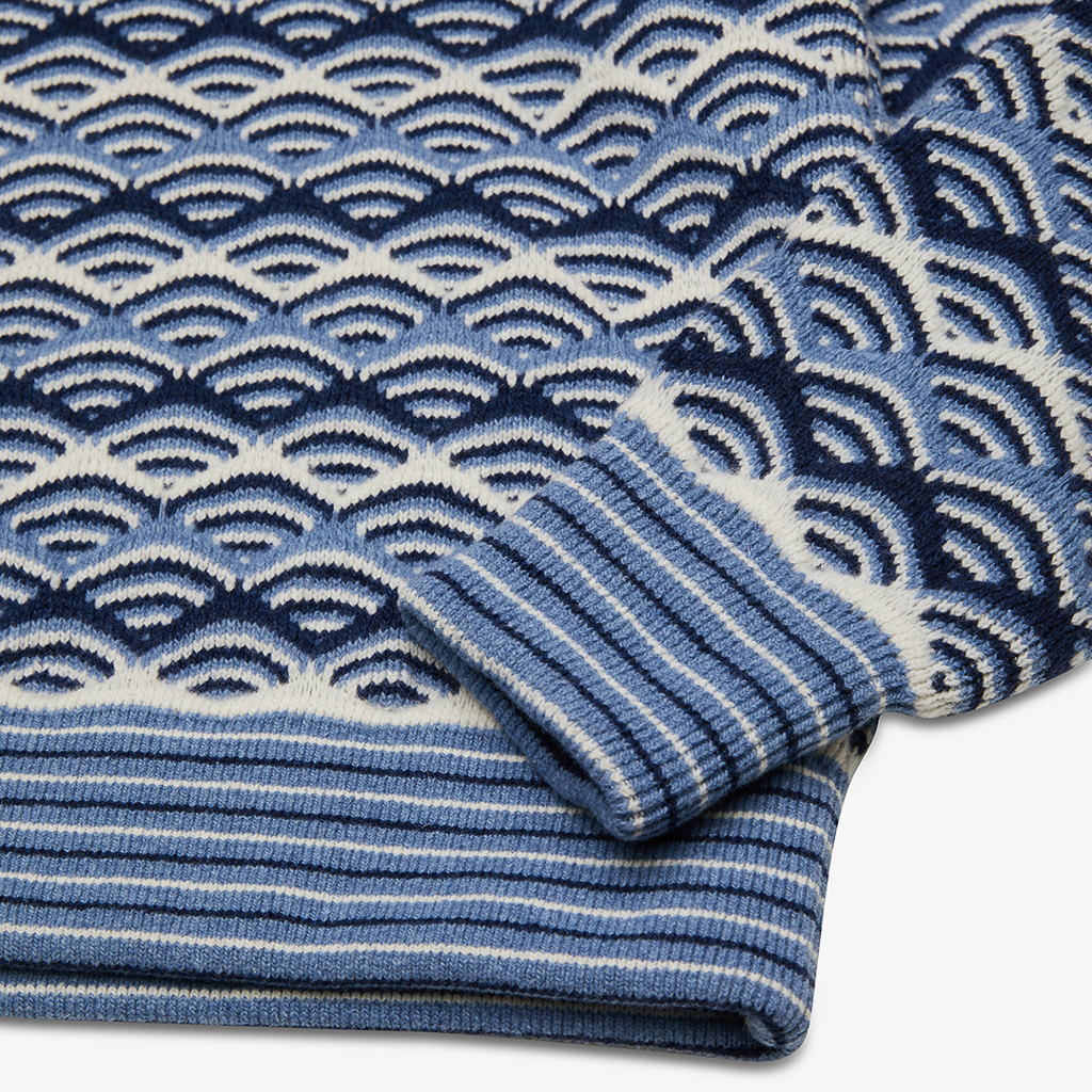 Deus Ex Machina - Comber Knit Sweater - Maui Blue