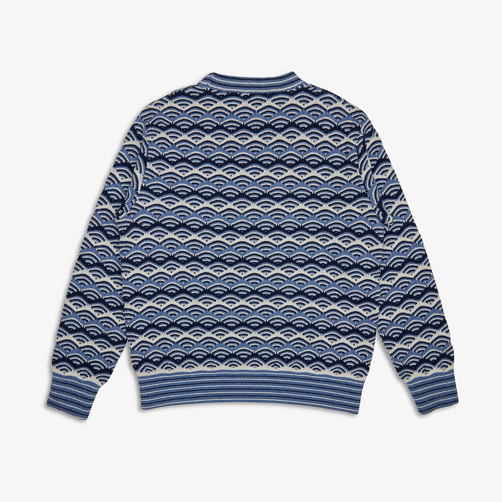 Deus Ex Machina - Comber Knit Sweater - Maui Blue